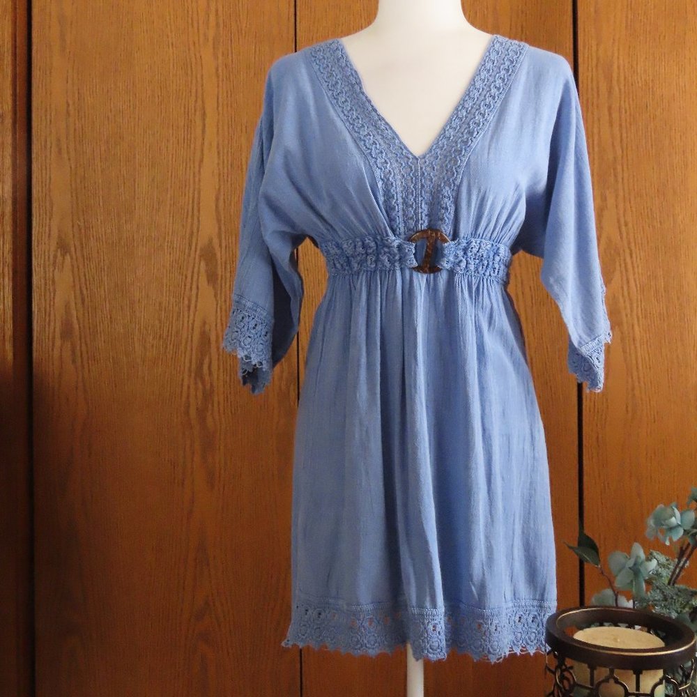 NWOT Stretch Waist Denim Tunic/Dress